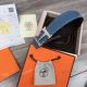 New Style AAA Hermes Leather Belt - Dark Blue Leather & Diamond Inlay buckle (6)_th.jpg